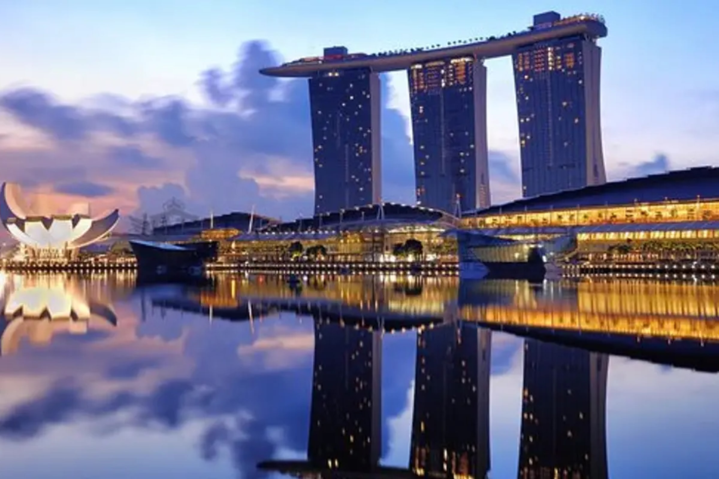 Singapore Night out in Marina Bay
